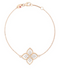 18kt rose gold Mother of Pearl Princess Flower bracelet